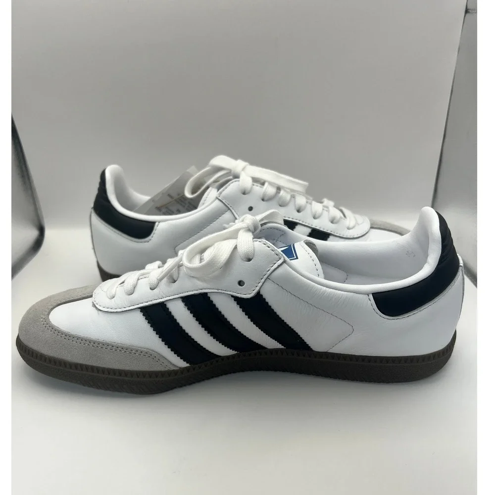 Adidas Samba OG Cloud White Core Black Gum B75806 Mens 8 Womens 9 - Picture 5 of 10
